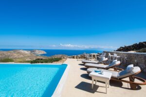 Aegean Sea View Residence with Pool Access